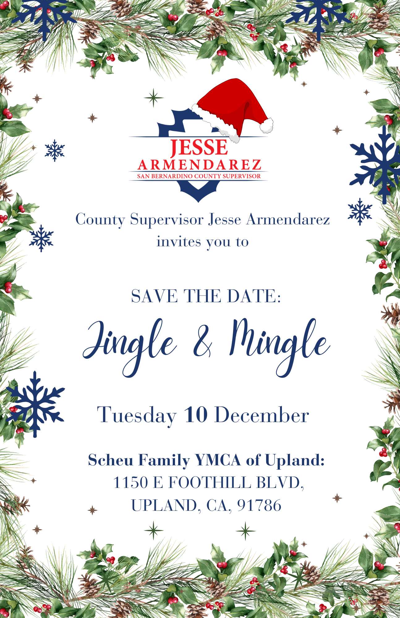 jingle-mingle-holiday-open-house-with-supervisor-jesse-armendarez Event Flyer