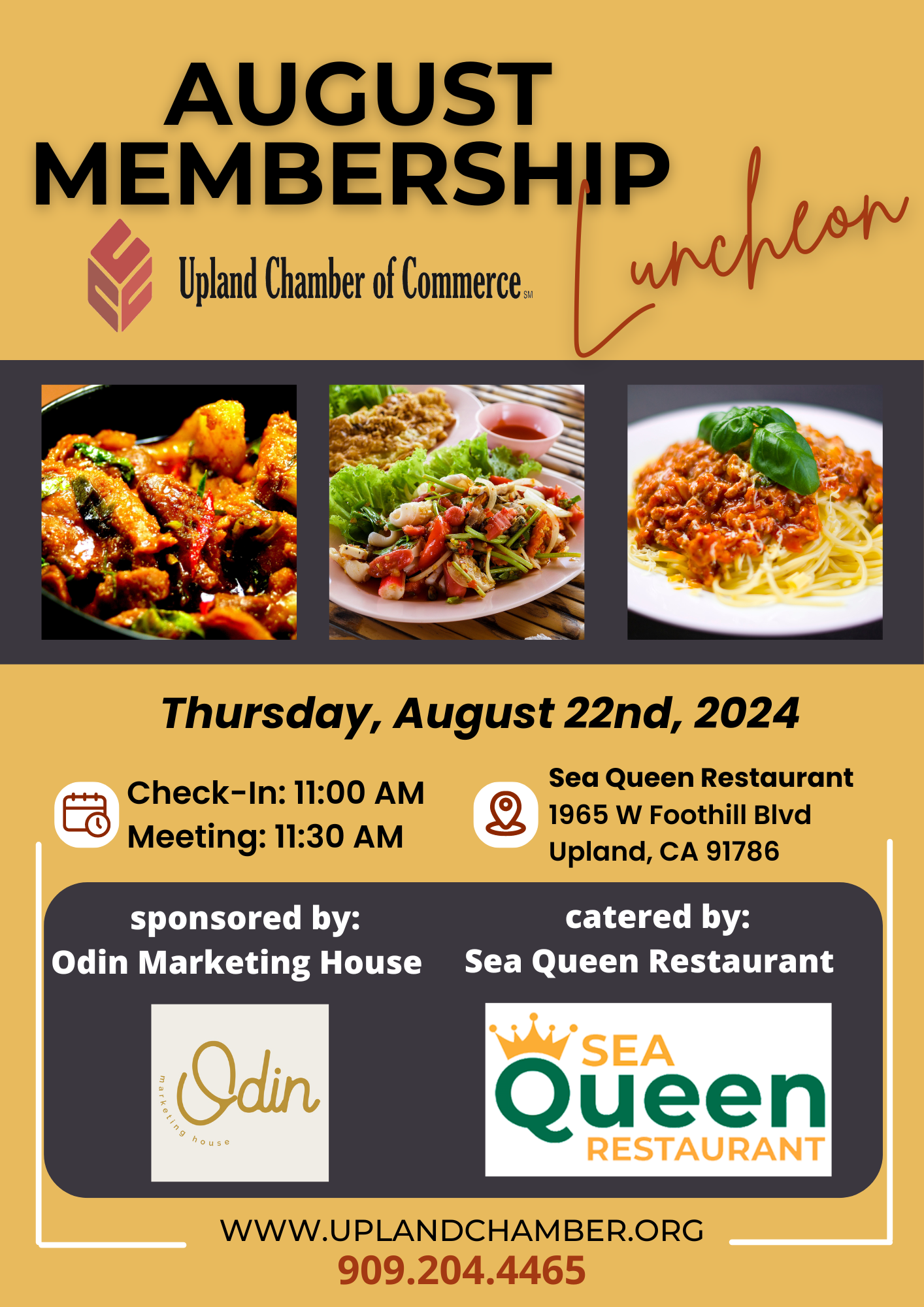 august-membership-luncheon Event Flyer