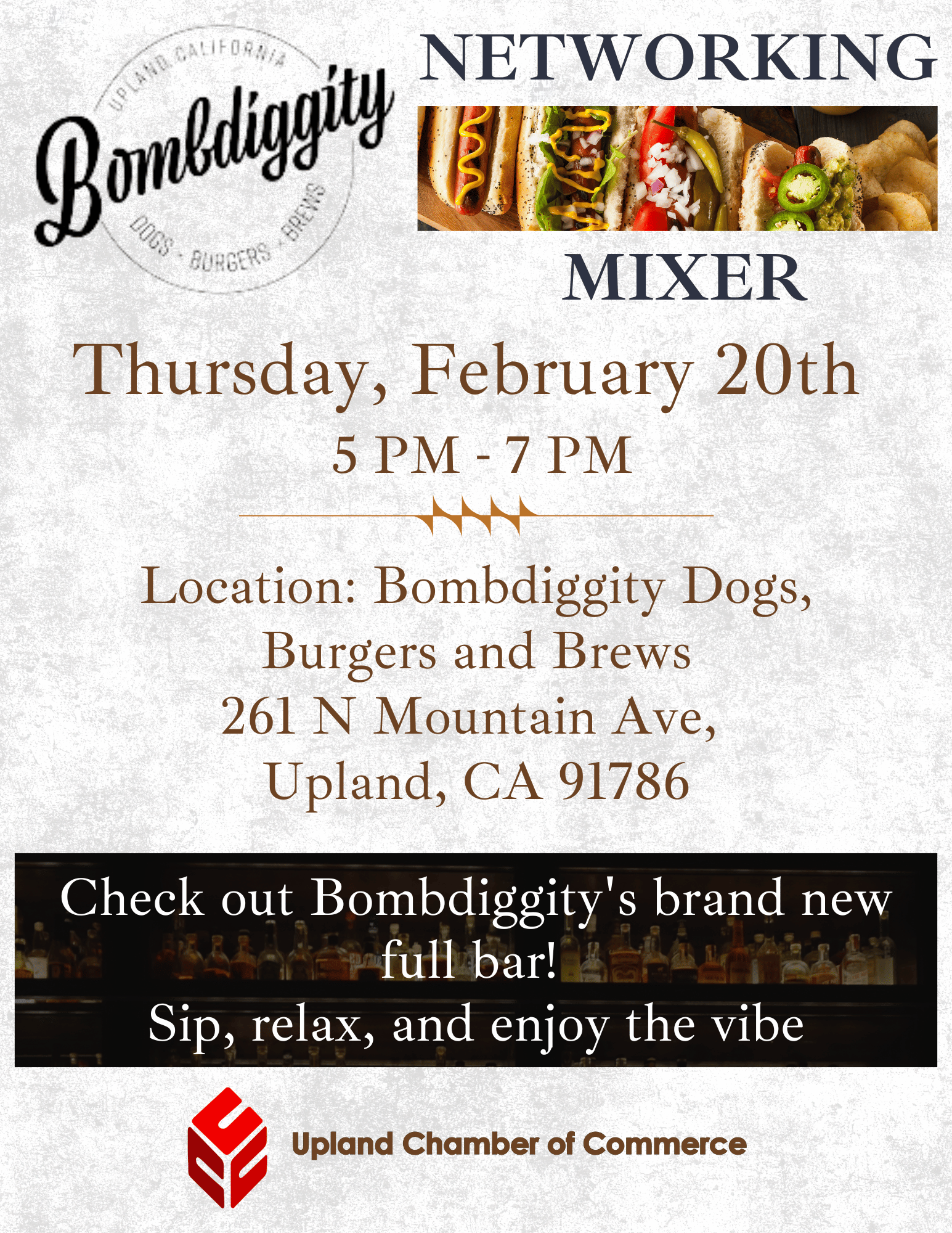 bombdiggity-networking-mixer Event Flyer