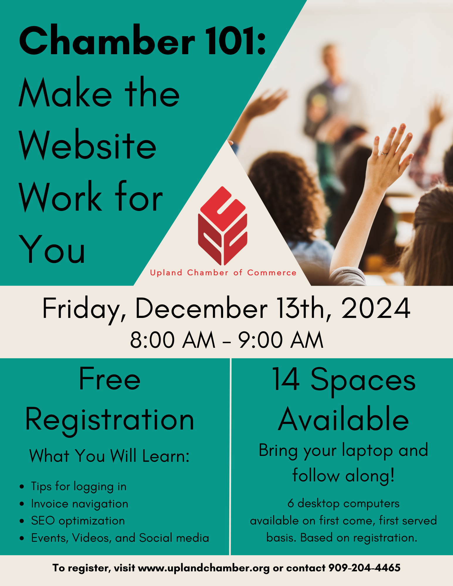 chamber-101-make-the-website-work-for-you-2 Event Flyer