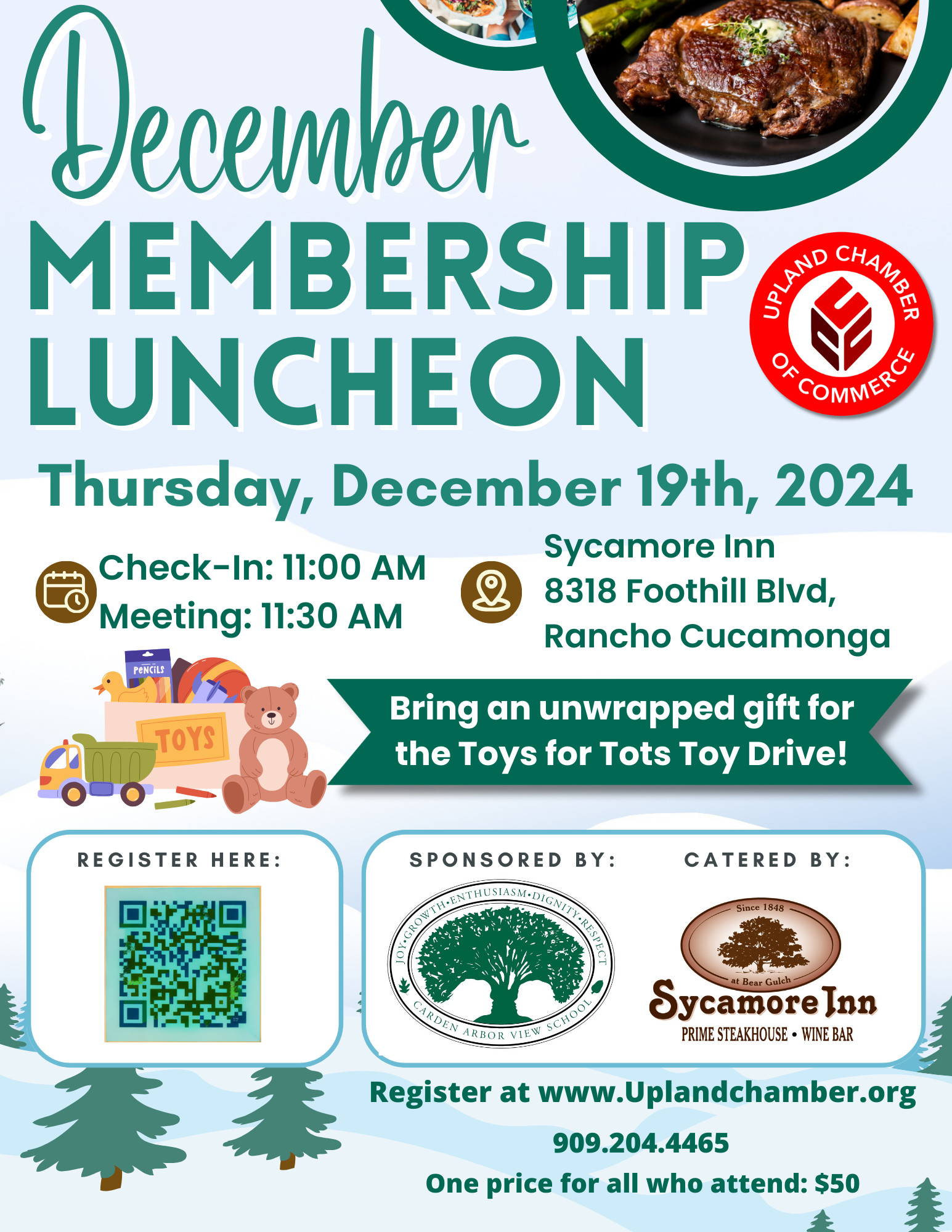 december-membership-luncheon Event Flyer