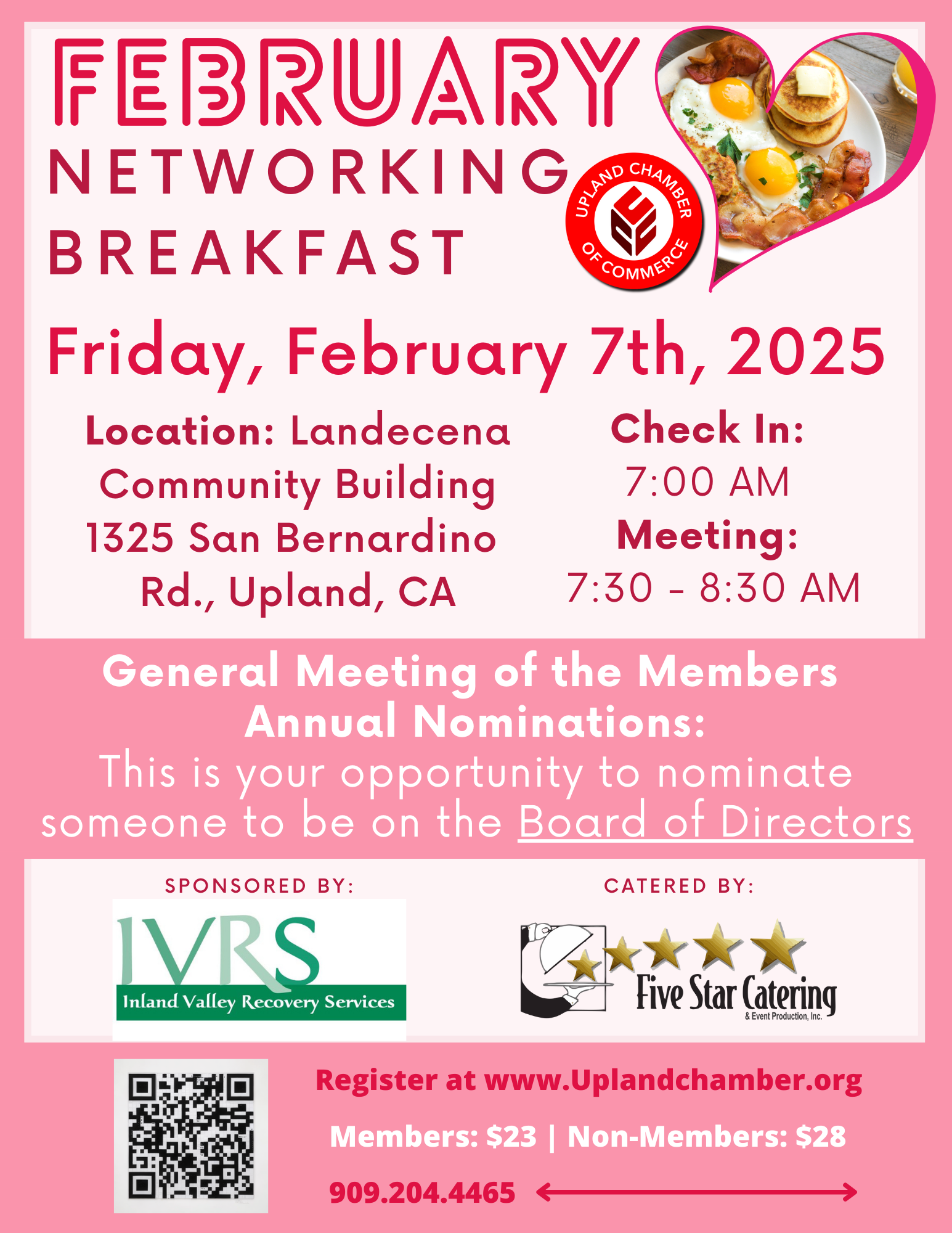 february-networking-breakfast Event Flyer