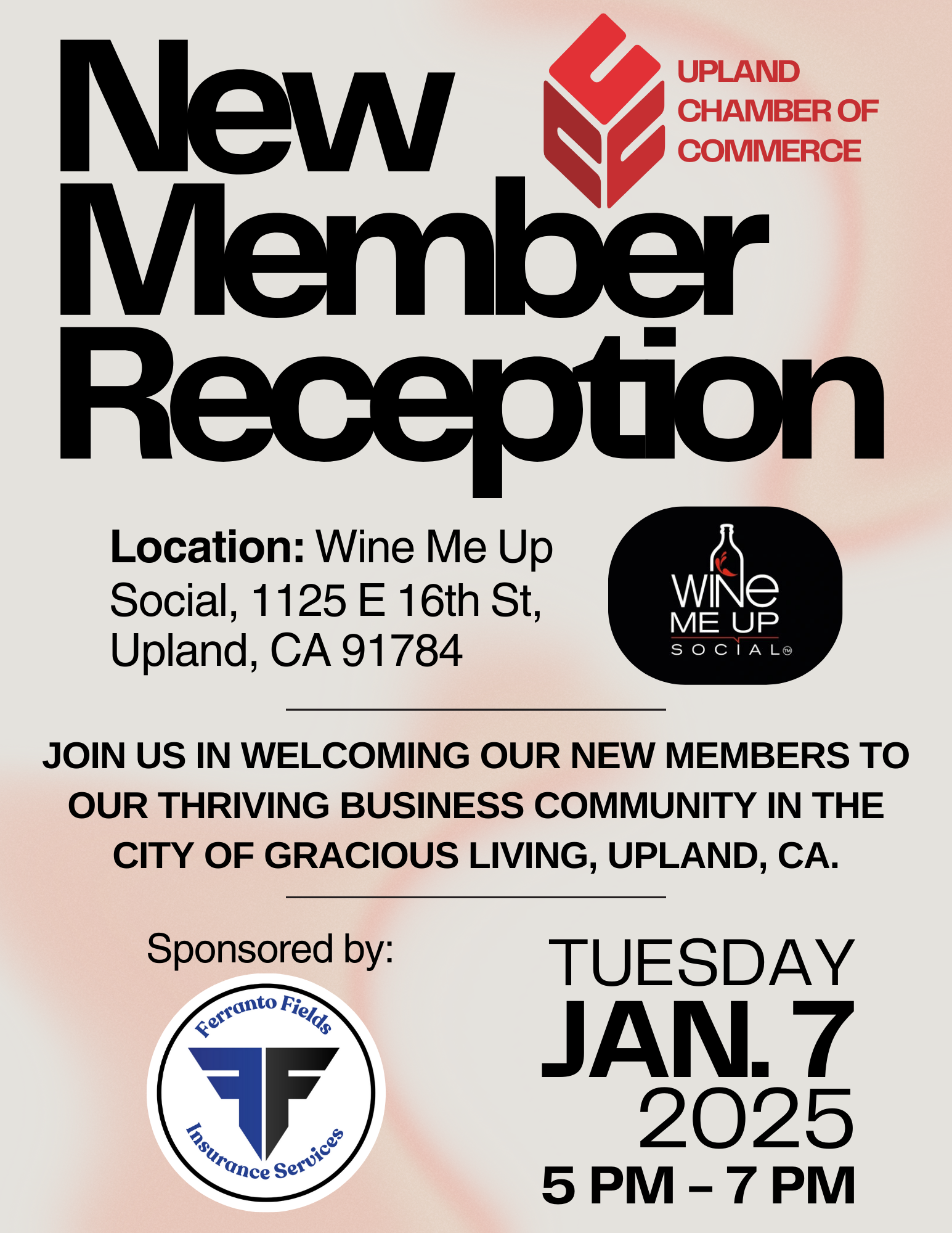 new-member-reception-3 Event Flyer