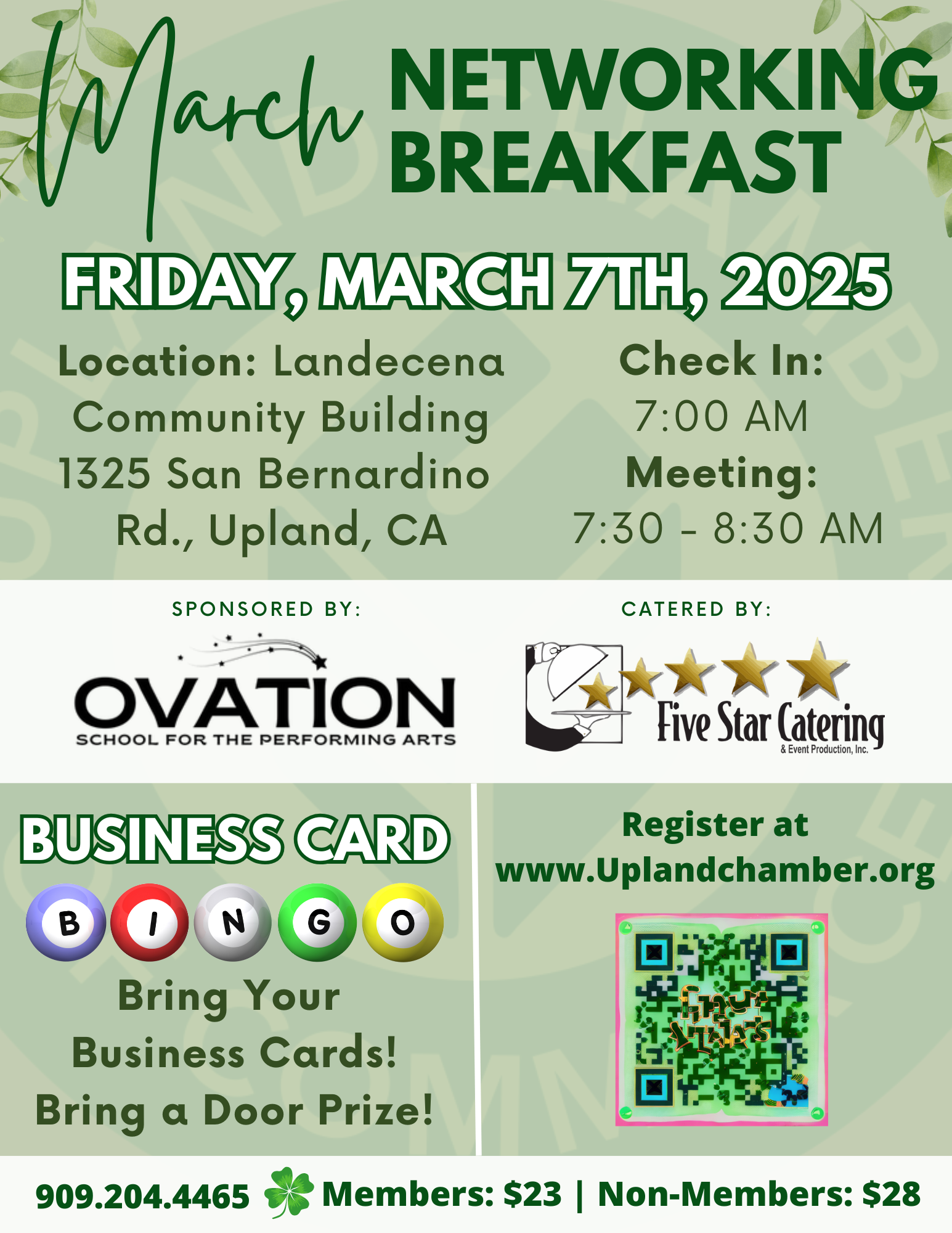 march-membership-luncheon Event Flyer