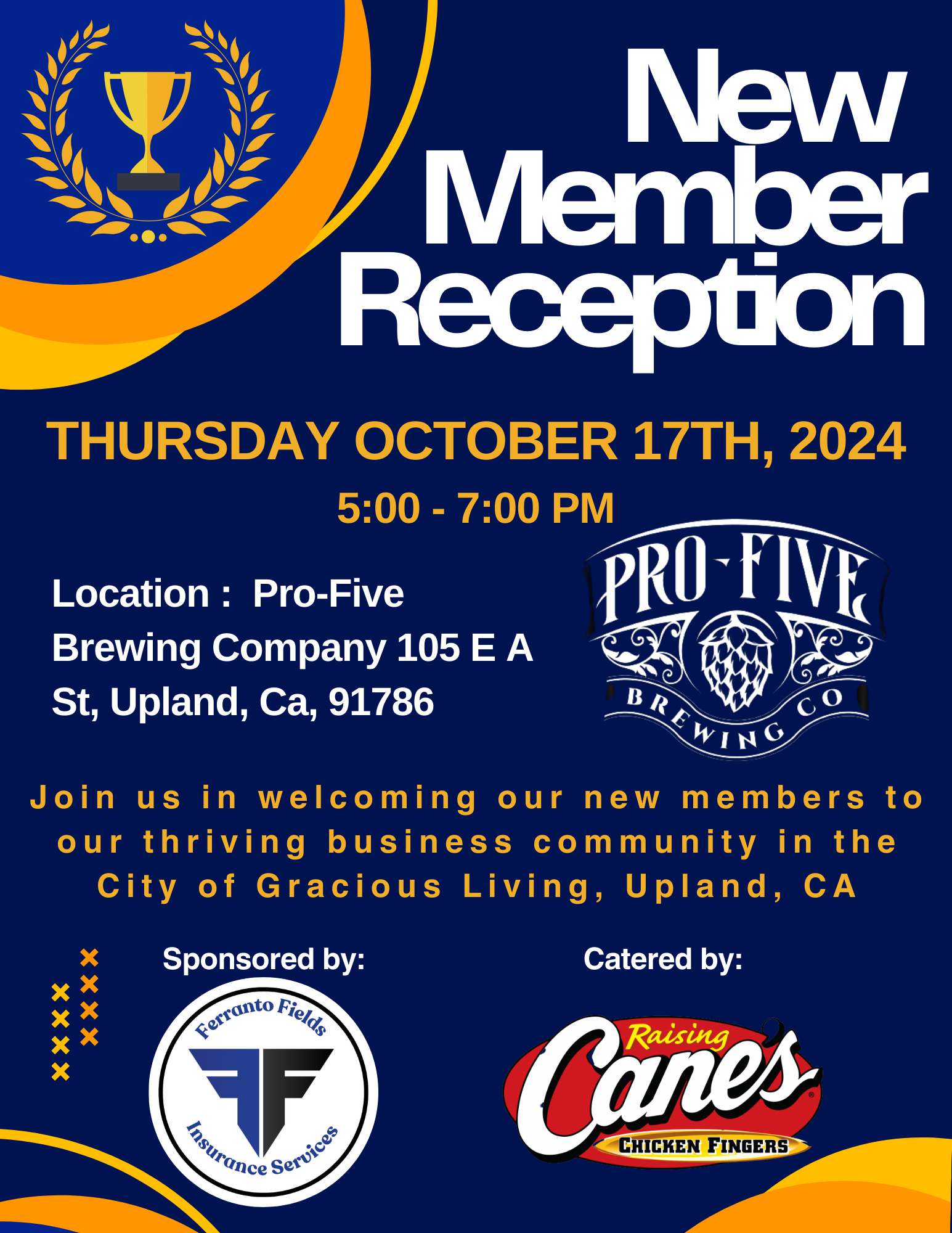 new-member-reception-2 Event Flyer