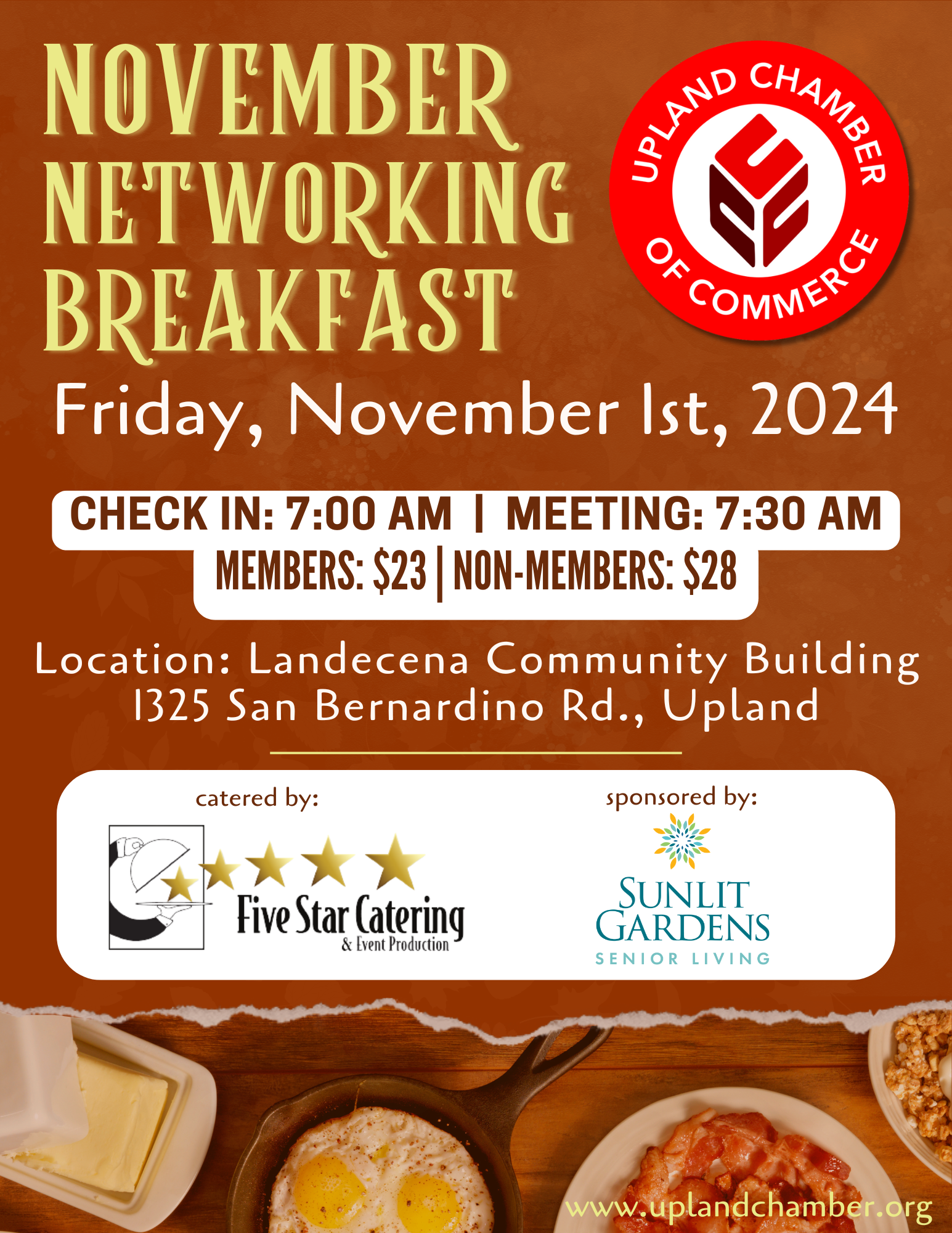 november-first-friday-networking-breakfast Event Flyer