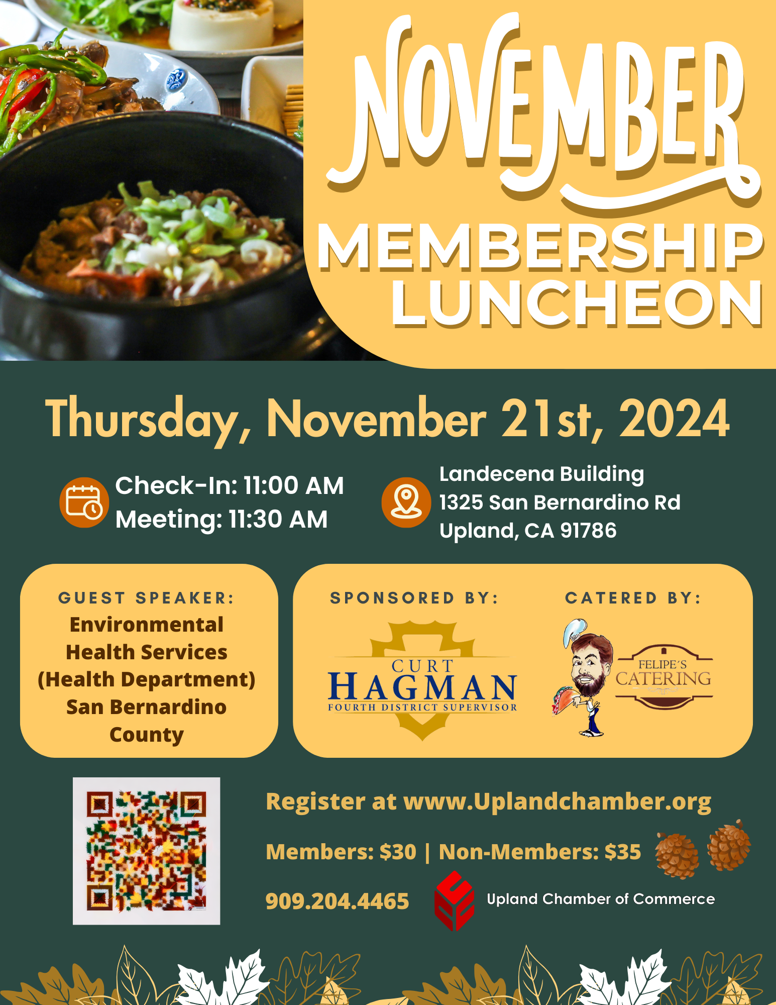 november-membership-luncheon Event Flyer