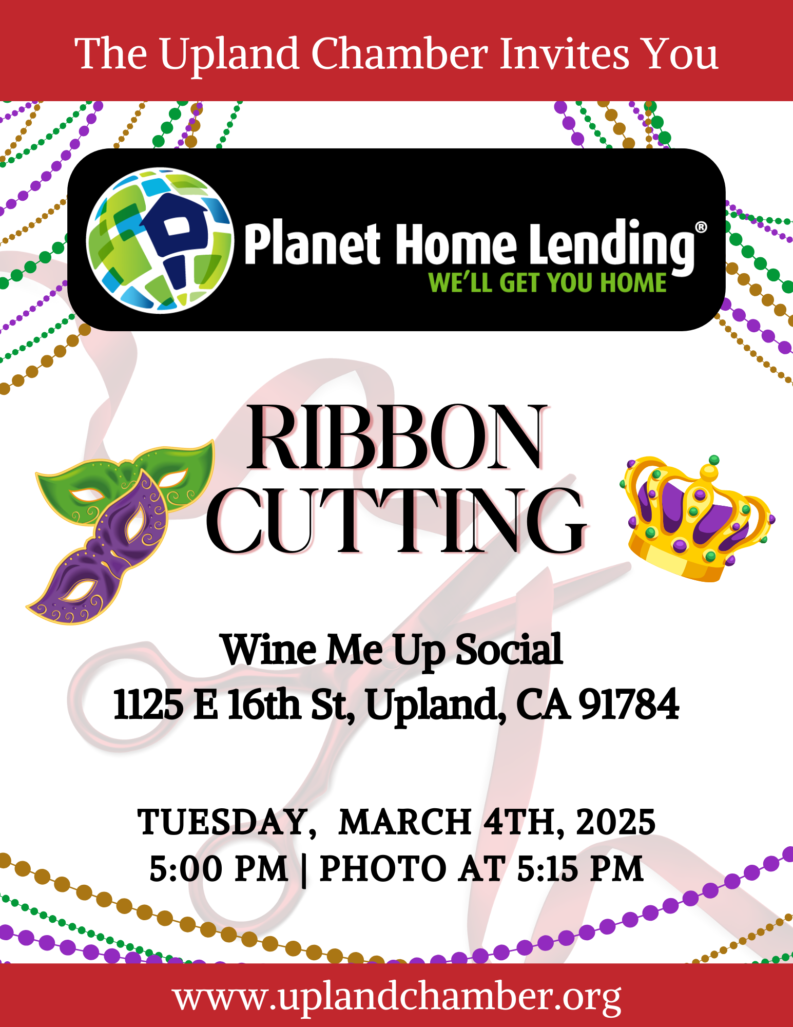 ribbon-cutting-planet-home-lending Event Flyer