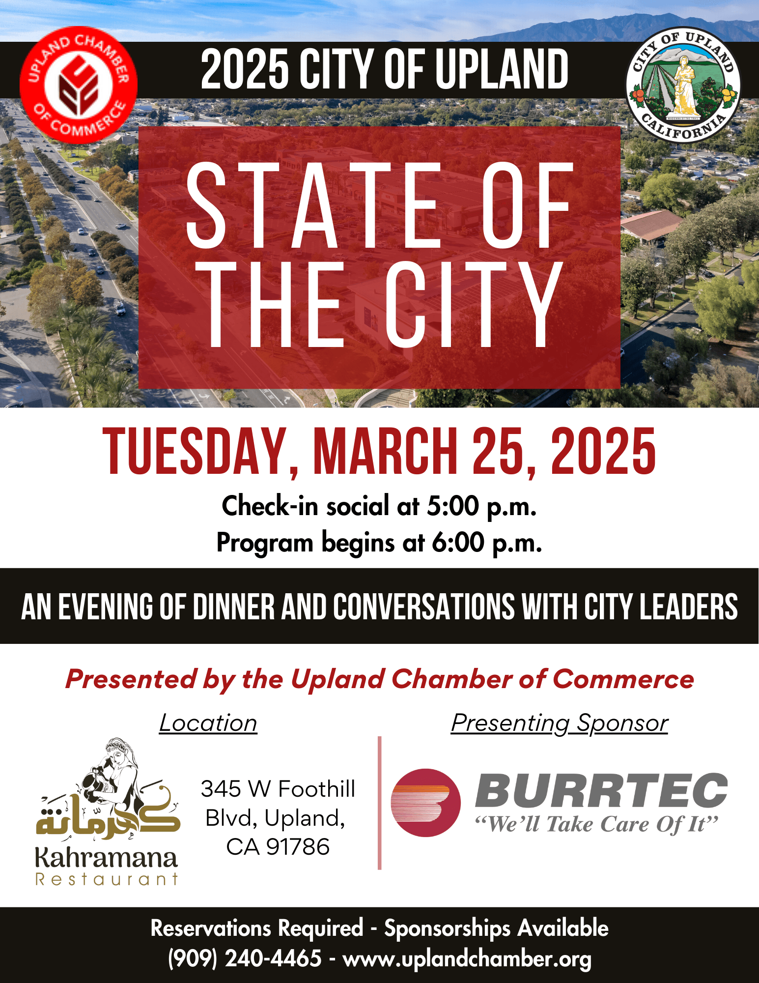 2025-city-of-upland-state-of-the-city Event Flyer